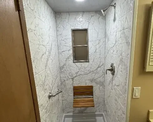 shower replacement after