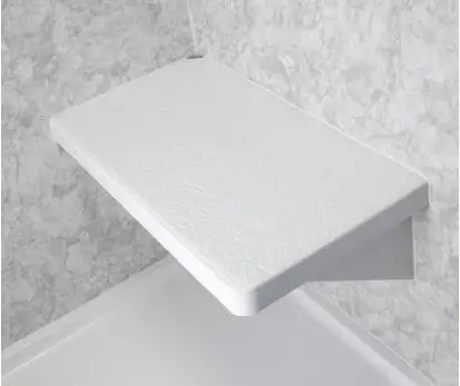 corner shower bench